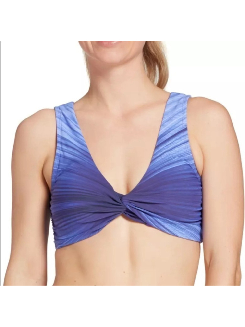 Calia dual wear twist front/ high neck bikini small